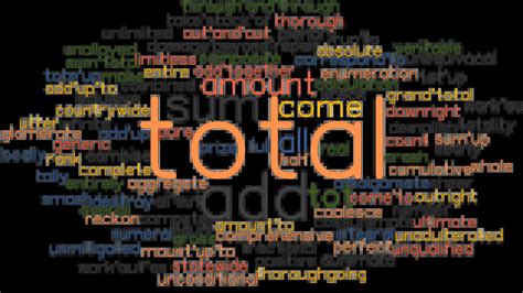 totaling synonym|define totaling.